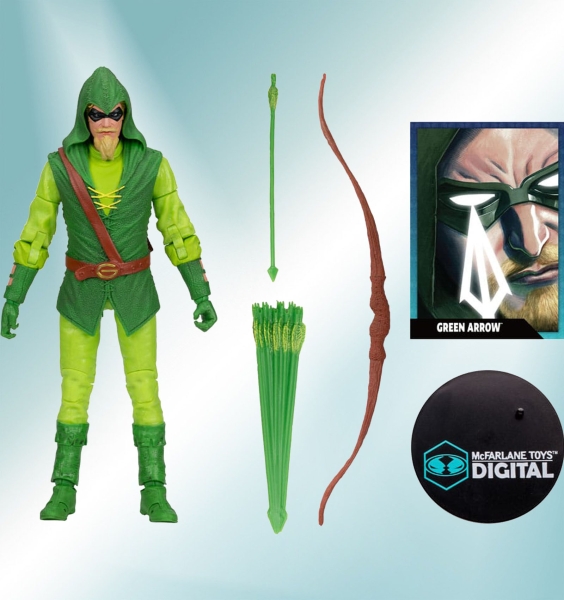 DC Digital Actionfigure "Green Arrow" (Longbow Hunter) von McFarlane